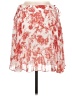 Club Monaco 100% Polyester Print Red Casual Skirt Size 6 - photo 2