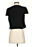 About Us 100% Polyester Black Short Sleeve Top Size S - photo 2