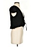 About Us 100% Polyester Black Short Sleeve Top Size S - photo 4