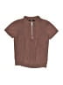 Next 100% Cotton Brown Short Sleeve Top Size 5T - photo 1