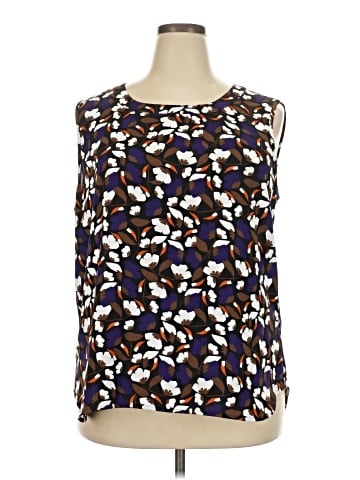 Anne Klein Sleeveless Blouse (view 1)