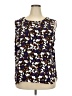 Anne Klein 100% Polyester Purple Sleeveless Blouse Size XXL (estimated) - photo 1