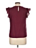 Assorted Brands Burgundy Short Sleeve Top Size L (estimated) - photo 2