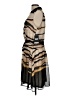 DKNY 100% Polyester Stripes Brown Cocktail Dress Size 12 - photo 5