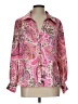 Zara Paisley Pink Long Sleeve Blouse Size L - photo 1