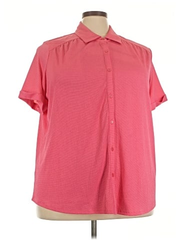 Woman Within Short Sleeve Blouse (view 1)
