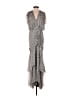 Veronica Beard 100% Silk Polka Dots Gray Cocktail Dress Size 2 - photo 1
