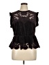 Express Black Short Sleeve Blouse Size XL - photo 1