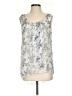 Bellambia 100% Silk Silver Sleeveless Silk Top Size S - photo 1