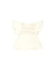 Jessica Simpson 100% Cotton Ivory Short Sleeve Blouse Size 2T - photo 1