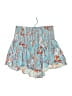 MILLY Cabana Print Blue Shorts Size L - photo 1