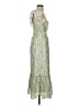 Greylin 100% Polyester Paisley Green Casual Dress Size XS - photo 4