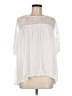 Blue B 100% Rayon Floral White 3/4 Sleeve Blouse Size M - photo 1