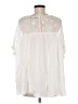 Blue B 100% Rayon Floral White 3/4 Sleeve Blouse Size M - photo 2