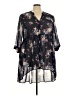 Torrid 100% Polyester Black 3/4 Sleeve Blouse Size 3X Plus (3) - photo 1