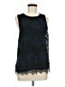 Unbranded 100% Rayon Black Sleeveless Blouse Size M (estimated) - photo 1