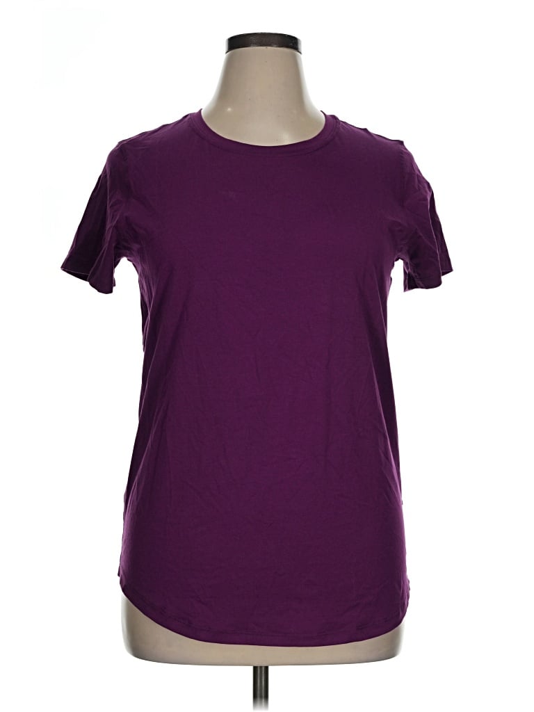 Pre-owned Assorted Brands Short Sleeve T-shirt In Purple