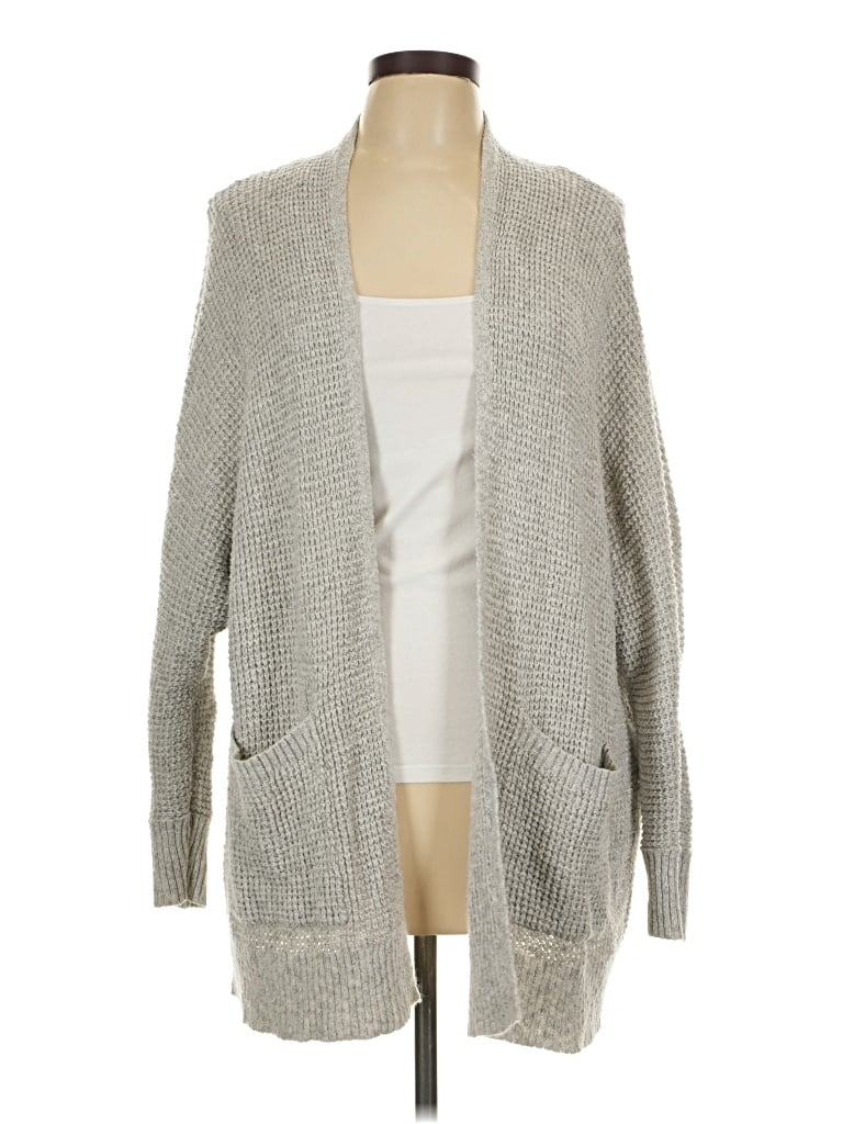 Pre-owned American Eagle Outfitters Cardigan Sweater In Gray