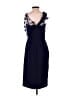 Theia Blue Cocktail Dress Size 4 - photo 2