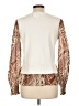 Fate 100% Cotton Animal Print Ivory Pullover Sweater Size L - photo 2
