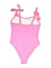 Unbranded Solid Pink One Piece Swimsuit Size L (estimated) - photo 2