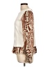 Fate 100% Cotton Animal Print Ivory Pullover Sweater Size L - photo 5