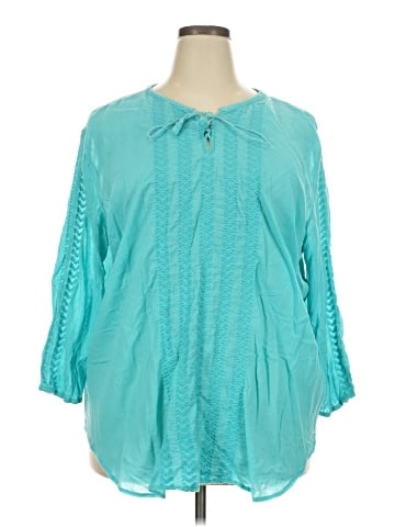 L-RL Lauren Active Ralph Lauren 3/4 Sleeve T-Shirt (view 1)