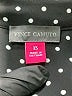 Vince Camuto 100% Polyester Polka Dots Black Sleeveless Blouse Size XS - photo 7