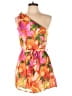 Shein 100% Polyester Tropical Orange Romper Size 6 - photo 1