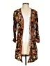 Soft Surroundings 100% Viscose Floral Orange Kimono Size S - photo 1
