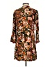 Soft Surroundings 100% Viscose Floral Orange Kimono Size S - photo 2