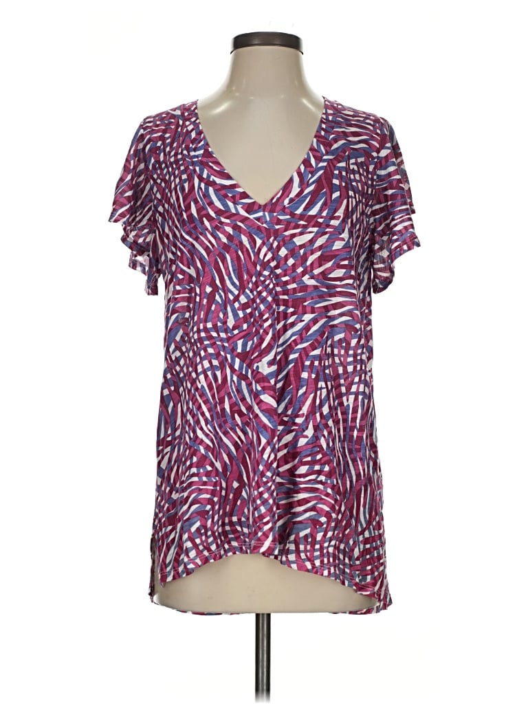 Pre-owned T.la Short Sleeve T-shirt In Purple