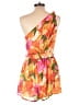 Shein 100% Polyester Tropical Orange Romper Size 6 - photo 2
