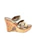 Born Paisley Gold Wedges Size 7 - photo 1