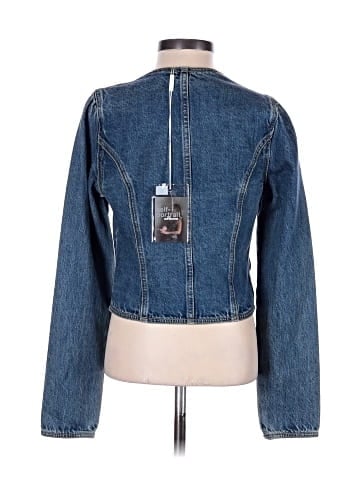 Self-Portrait Denim Top (view 2)
