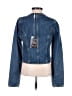 Self-Portrait 100% Cotton Blue Denim Top Size 4 - photo 2