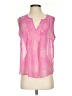 CAbi 100% Polyester Pink Sleeveless Blouse Size S - photo 1