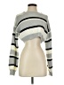 Shein 100% Acrylic Stripes Silver Turtleneck Sweater Size XS - photo 1