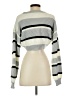 Shein 100% Acrylic Stripes Silver Turtleneck Sweater Size XS - photo 2