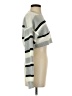 Shein 100% Acrylic Stripes Silver Turtleneck Sweater Size XS - photo 4