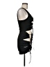 Shein Graphic Black Cocktail Dress Size M - photo 4