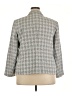 Bar III 100% Polyester Houndstooth Gray Blazer Size 2X - photo 2