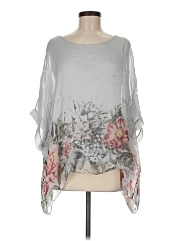 Tempo Paris 3/4 Sleeve Blouse (view 1)