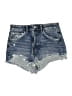 Zara Blue Denim Shorts Size 4 - photo 1