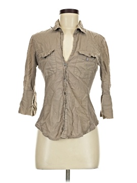 James Perse 3/4 Sleeve Button Down Shirt