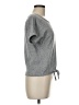 Caution to the Wind 100% Polyester Gray Short Sleeve Top Size M - photo 4
