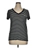 Mossimo 100% Modal Stripes Black Short Sleeve T-Shirt Size XL - photo 1