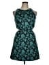Hutch 100% Polyester Teal Cocktail Dress Size 14 - photo 1