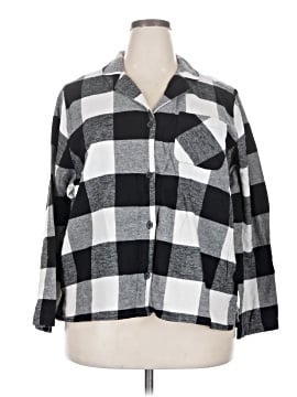 Old Navy 3/4 Sleeve Button-Down Shirt (view 1)