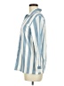 Unbranded Stripes Blue Long Sleeve Button-Down Shirt Size M - photo 5